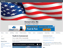 Tablet Screenshot of conservativeme.com